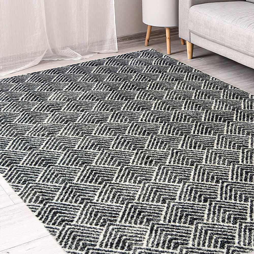 Grey Scales Capella Patterned Rug - Image 6