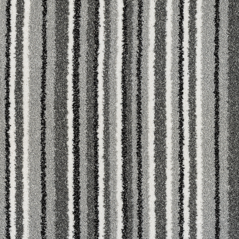 Grey Stripe Keswick Twist Carpet - Image 2