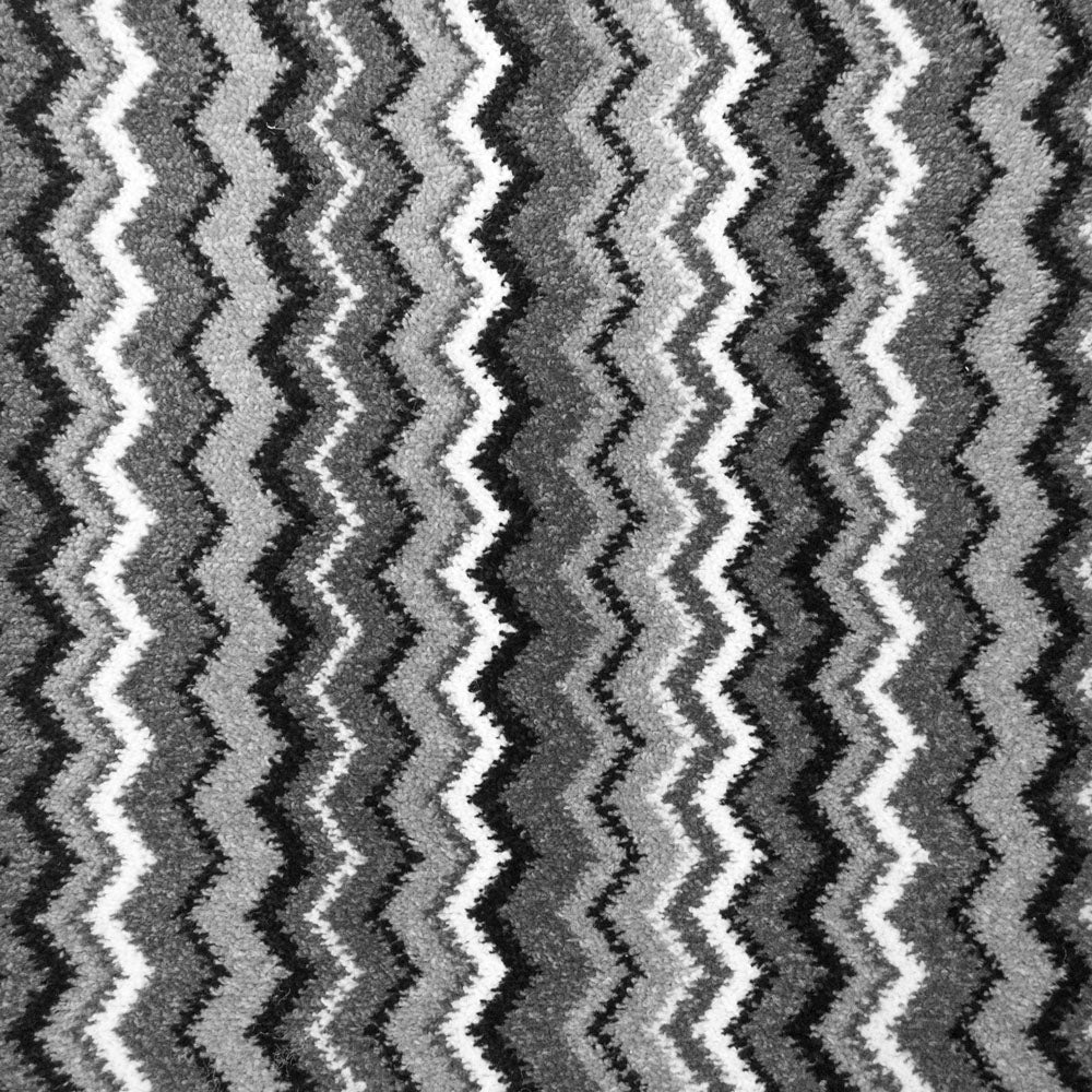 Grey Zig Zag Carpet
