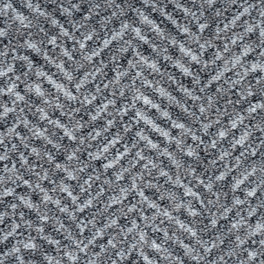 Herringbone Pewter Illusion Wilton Carpet - Image 3