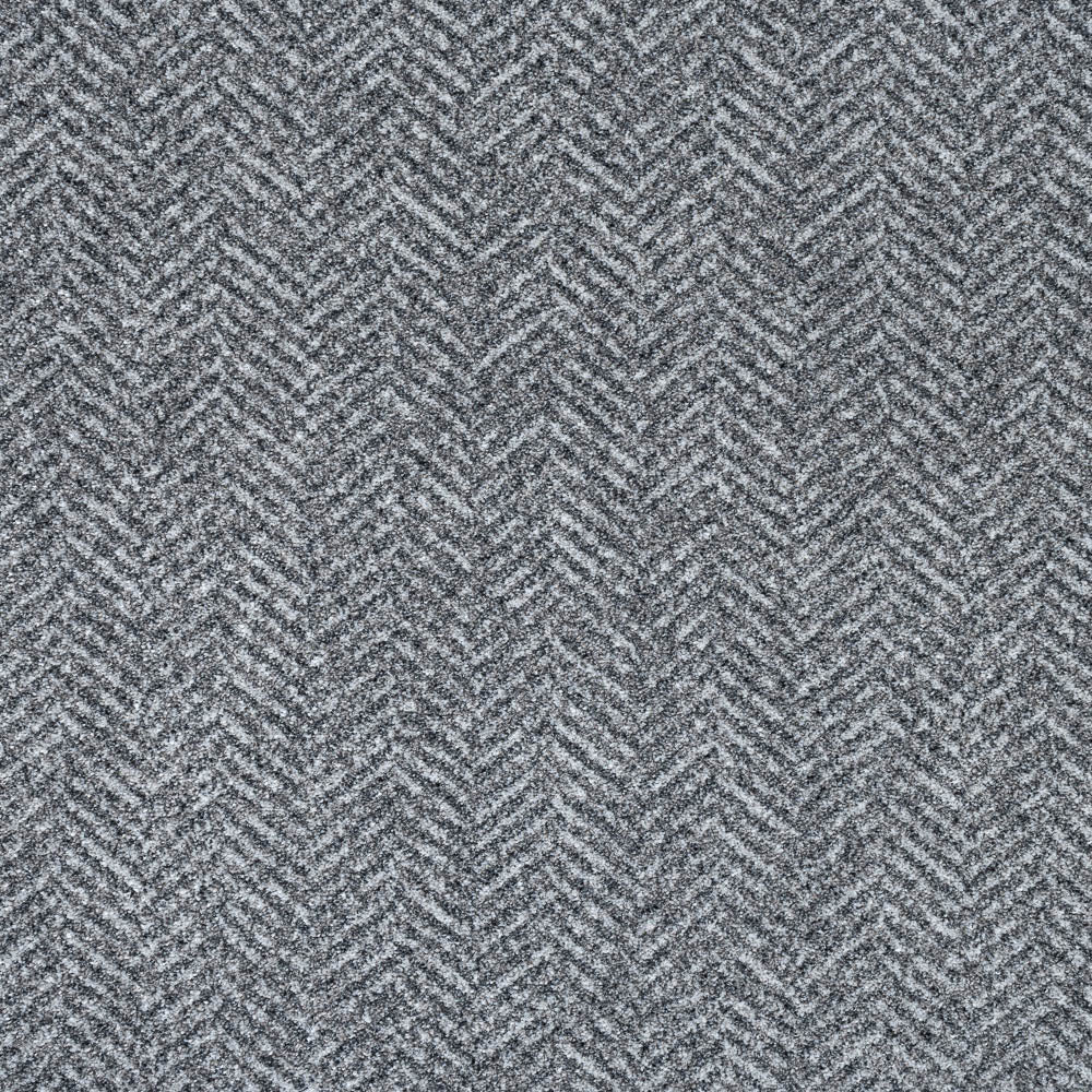 Herringbone Pewter Illusion Wilton Carpet - Image 5