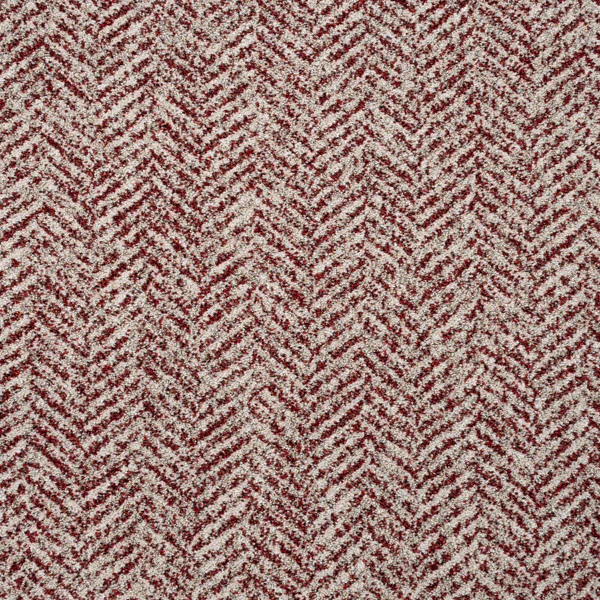 Herringbone Red Illusion Wilton Carpet - Image 2
