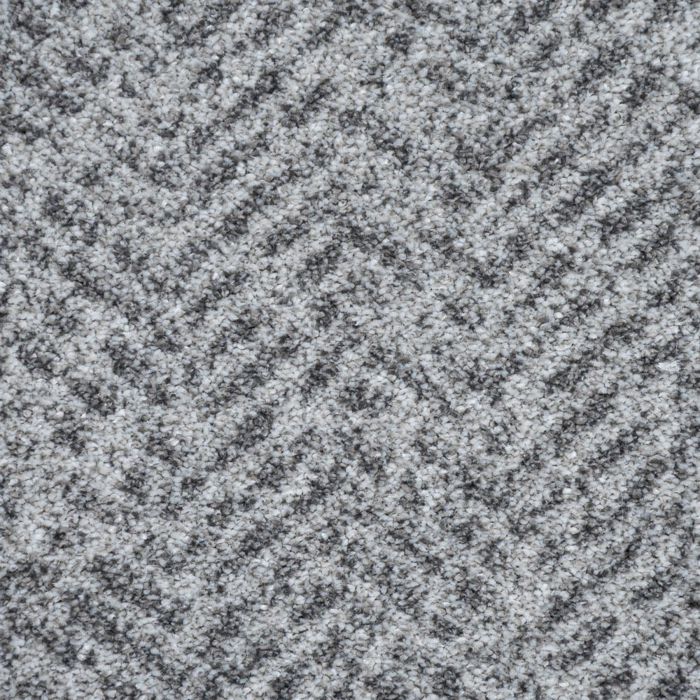 Herringbone Silver Illusion Wilton Carpet - Image 3