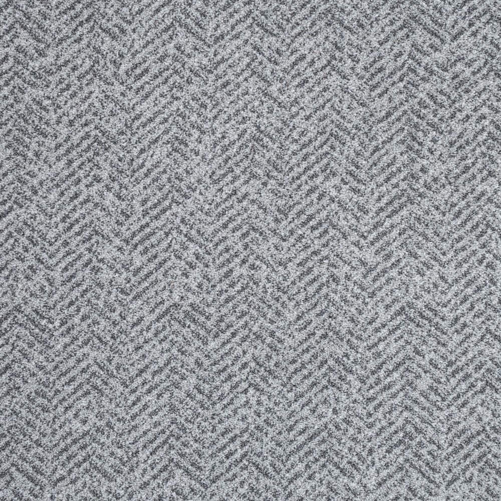 Herringbone Silver Illusion Wilton Carpet - Image 5