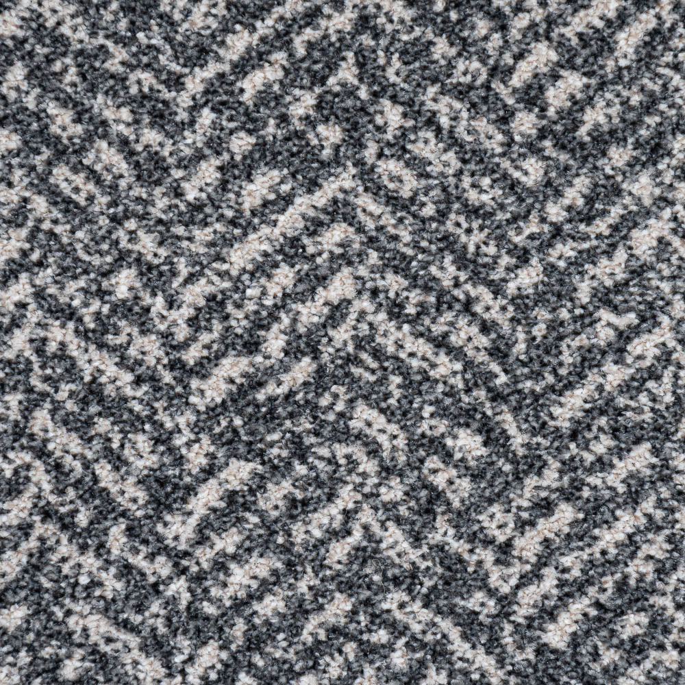 Herringbone Steel Illusion Wilton Carpet - Image 3