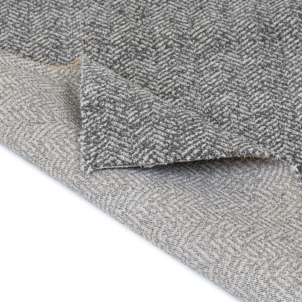 Herringbone Steel Illusion Wilton Carpet - Image 4