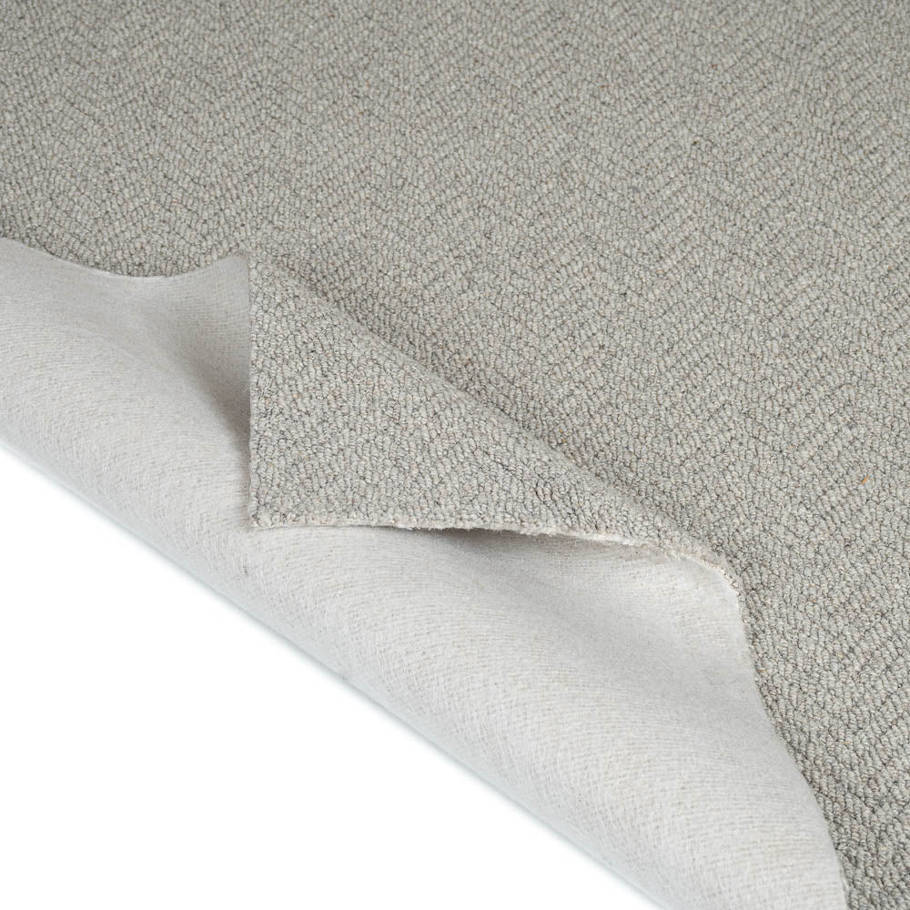 Husky Grey Royal Sterling Wool Loop Carpet by Abingdon - Image 4