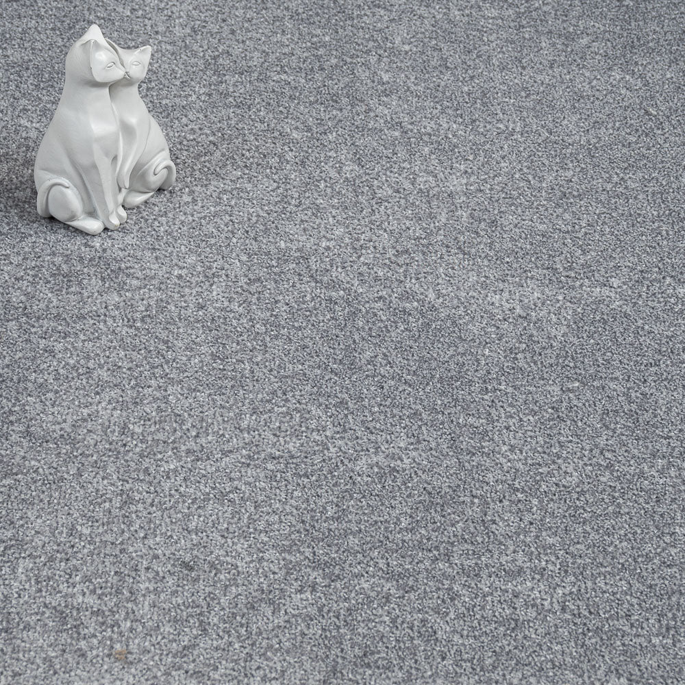 Iron Grey 94 Soft Splendid Saxony Actionback Carpet Clearance
