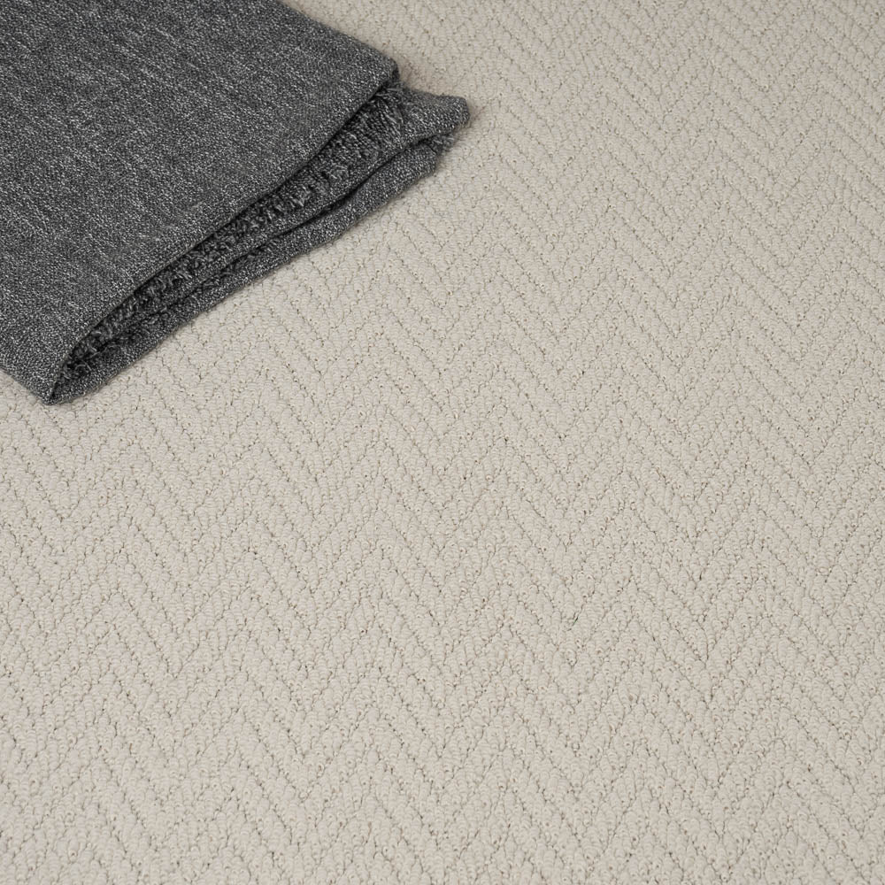 Ivory Havanna Herringbone Loop Carpet