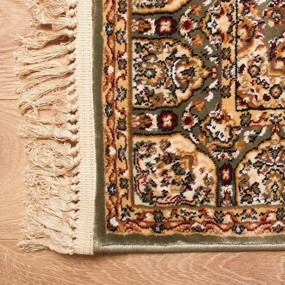 Knight Green Patterned Rixos Rug - Image 3