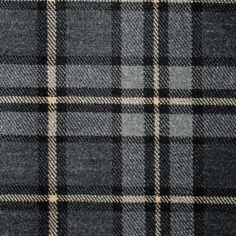 Lead FRT40 Midas Tartan Wilton Carpet Clearance
