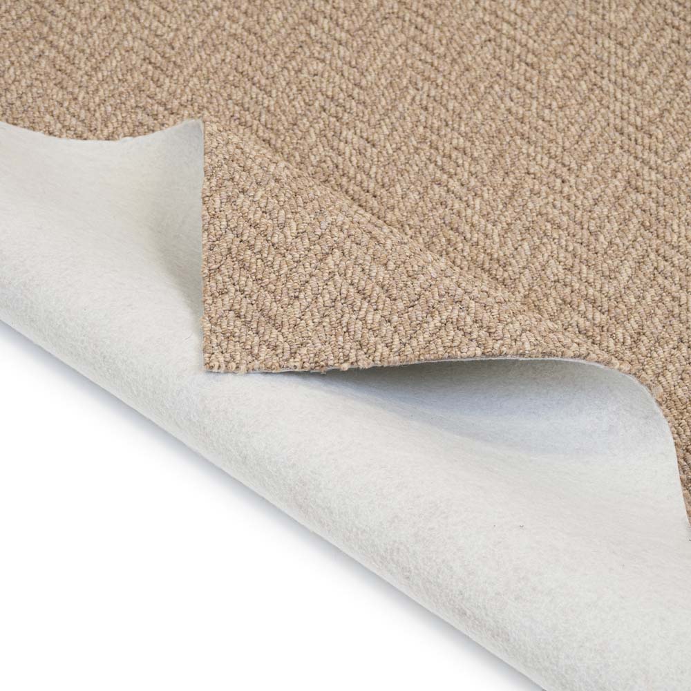 Light Beige Andes Herringbone Carpet - Image 4