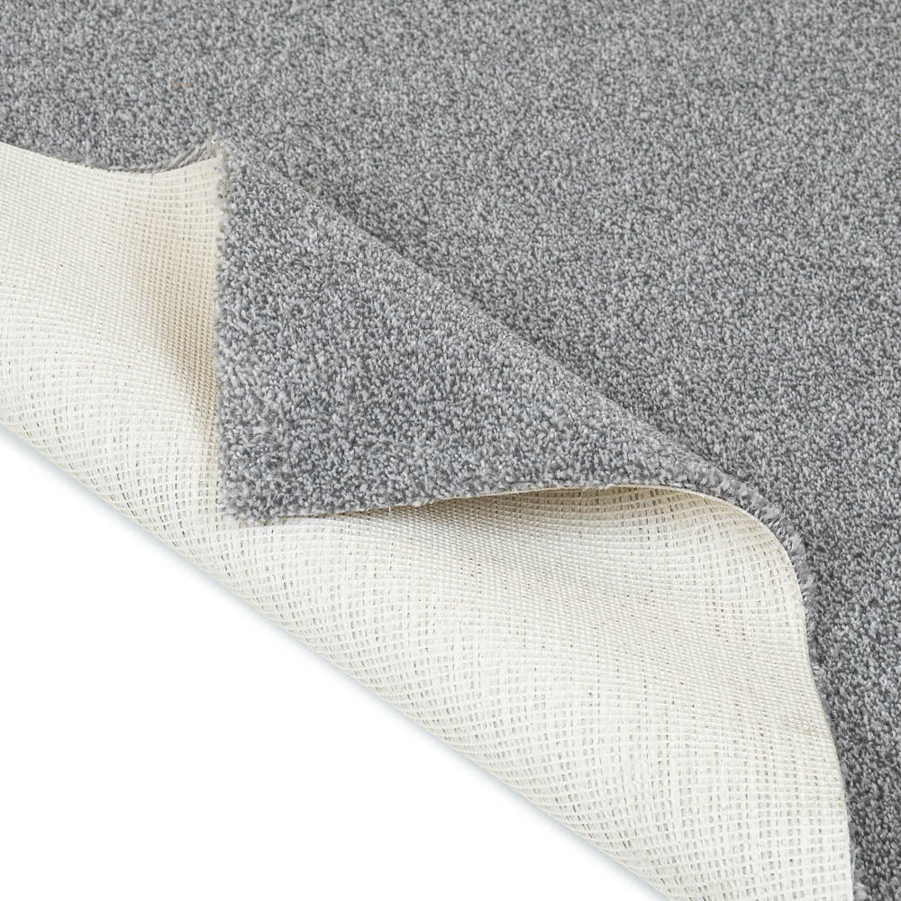 Light Grey Astra Saxony Carpet - Image 4