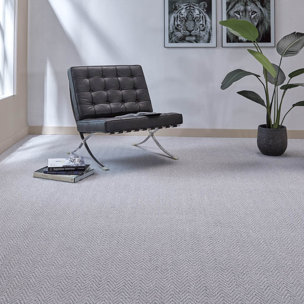 Light Grey Havanna Herringbone Loop Carpet