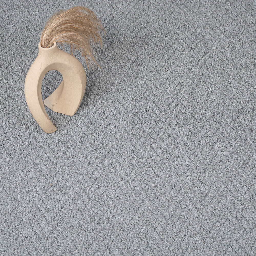 Light Grey Havanna Herringbone Loop Carpet - Image 2