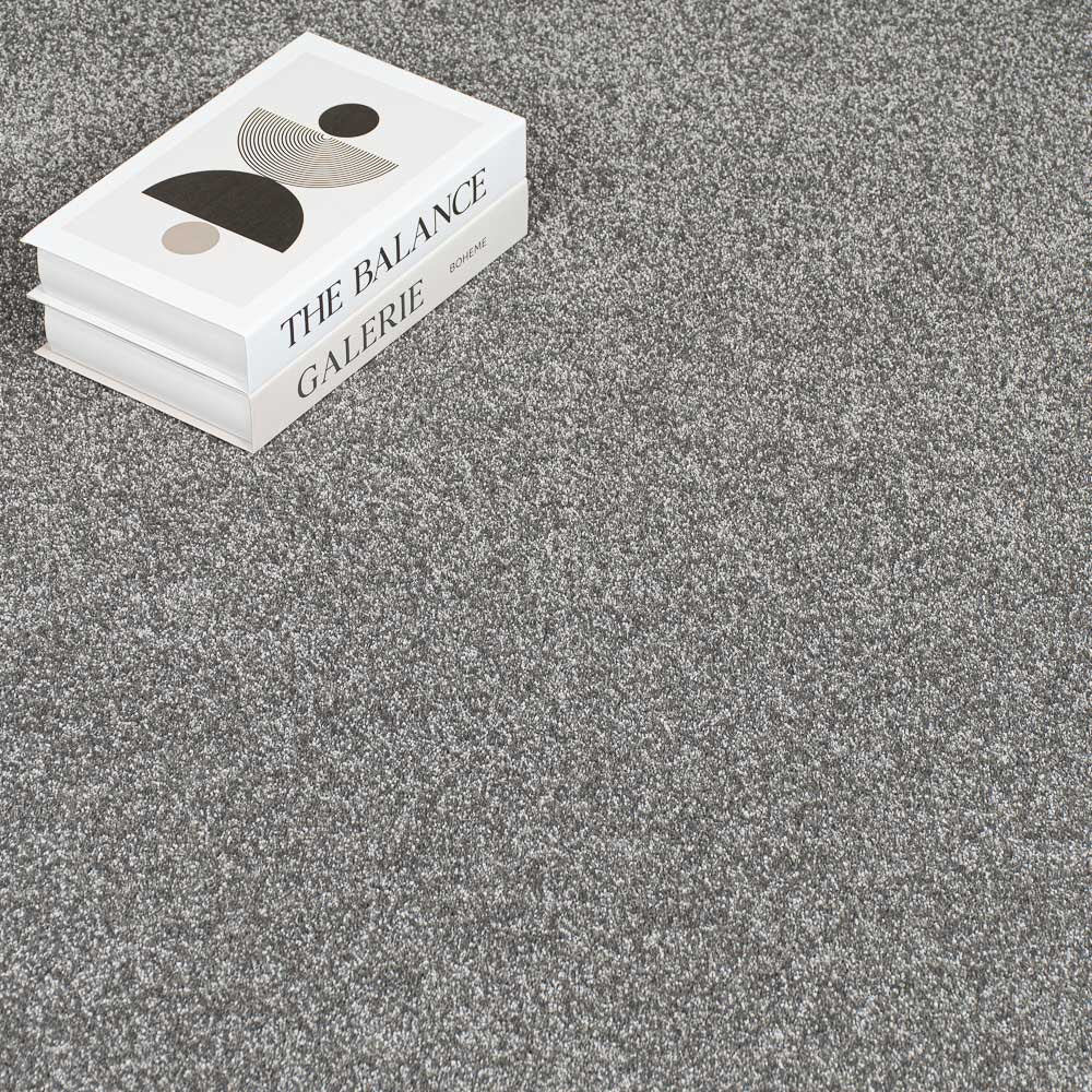 Manor House Grey Velvet Dreams Love Story Carpet by Abingdon
