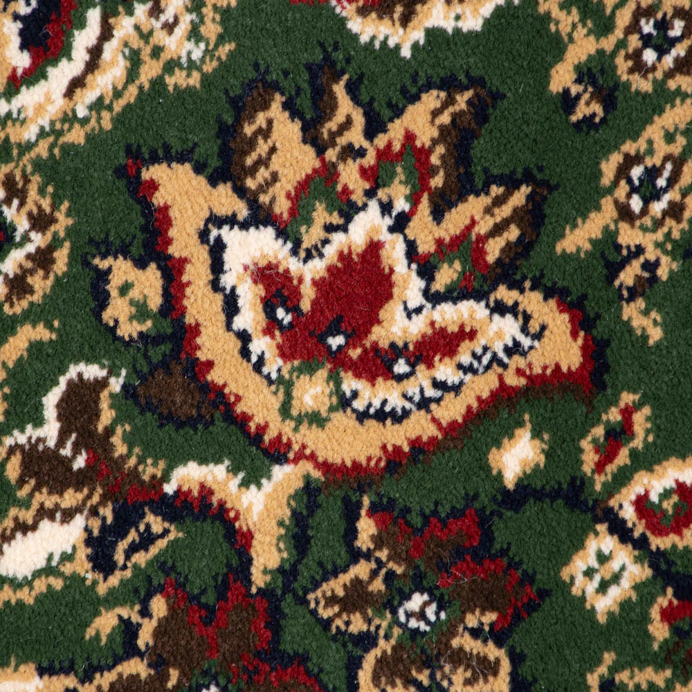 Meadow Green 2503 40 Jacobean Patterned Wilton Wiltax Carpet - Image 3