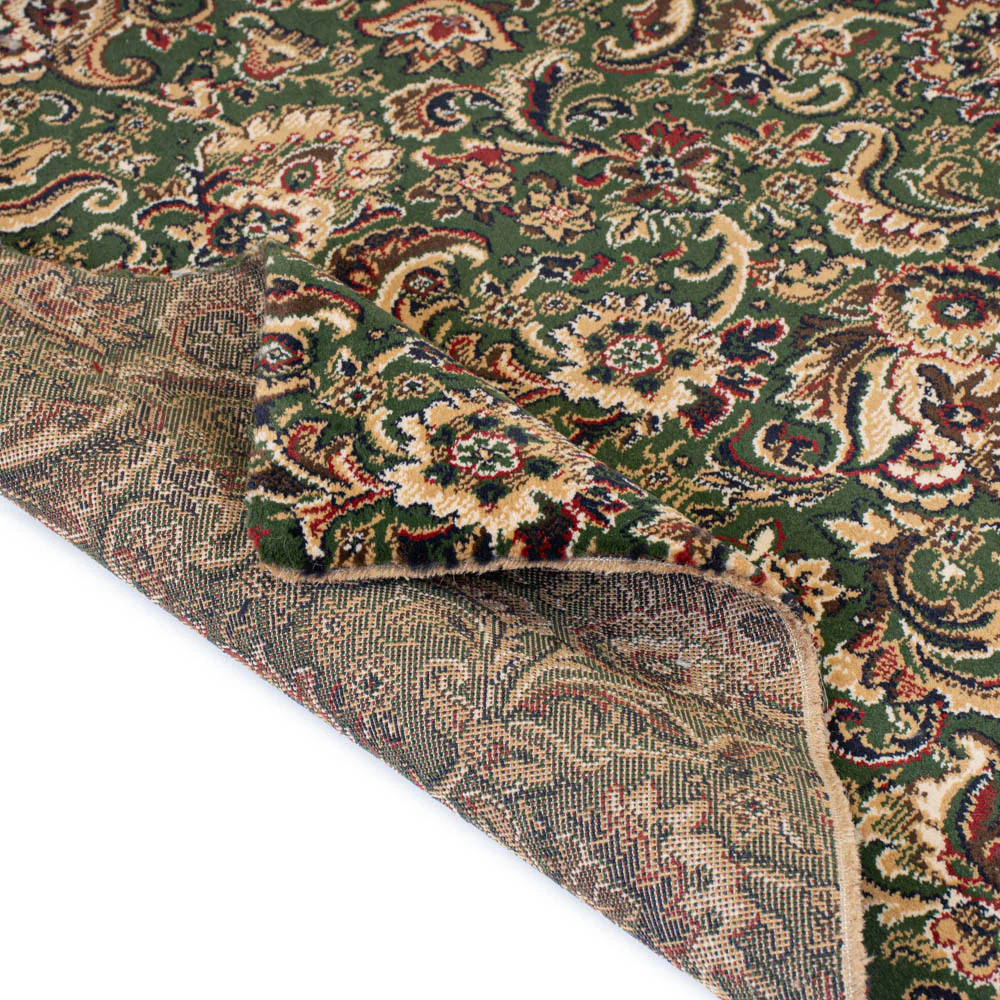 Meadow Green 2503 40 Jacobean Patterned Wilton Wiltax Carpet - Image 4