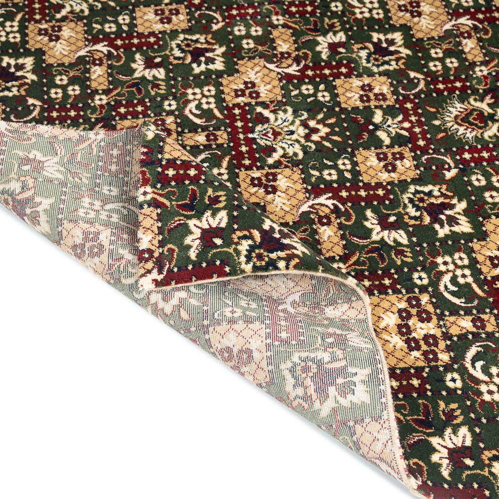Meadow Green Indian Palace Wentworth Patterned Wilton Carpet - Image 5