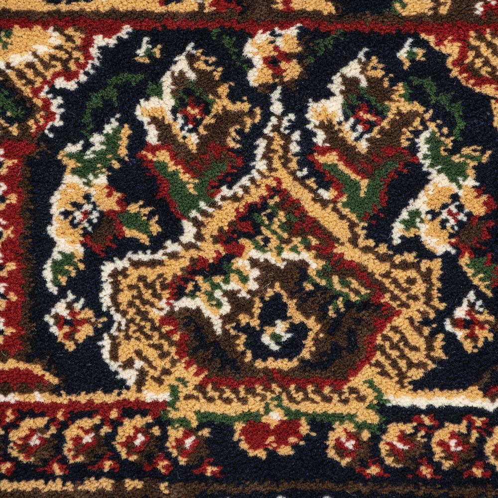 Midnight Blue 2506 30 Persian Panel Patterned Wilton Wiltax Carpet - Image 4