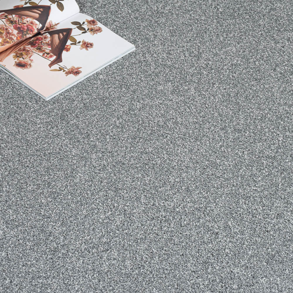 Misty Grey 02 Stainfree Rustique Saxony Carpet by Abingdon - Image 2