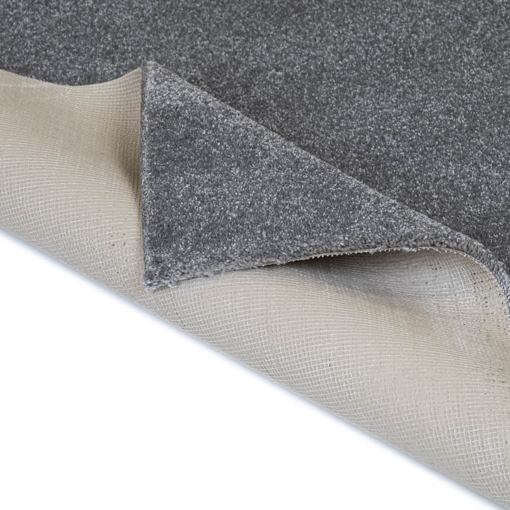Misty Grey 276 Verdi Saxony Carpet - Image 4