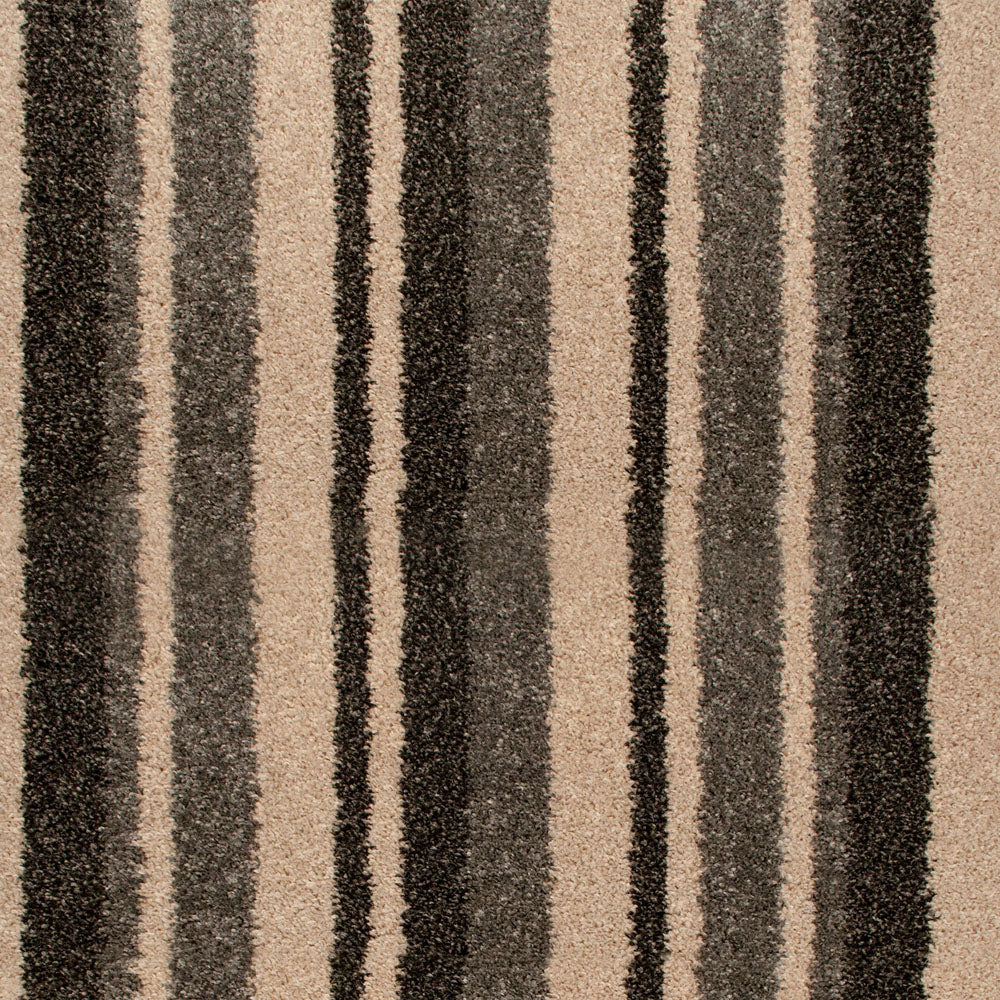Mystique Plain & Stripes Saxony Carpet - Image 14