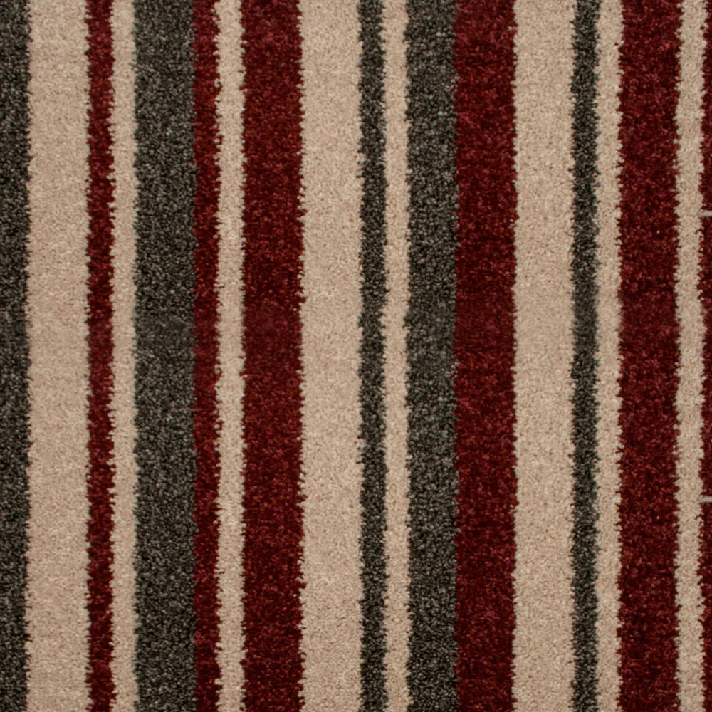Mystique Plain & Stripes Saxony Carpet - Image 8
