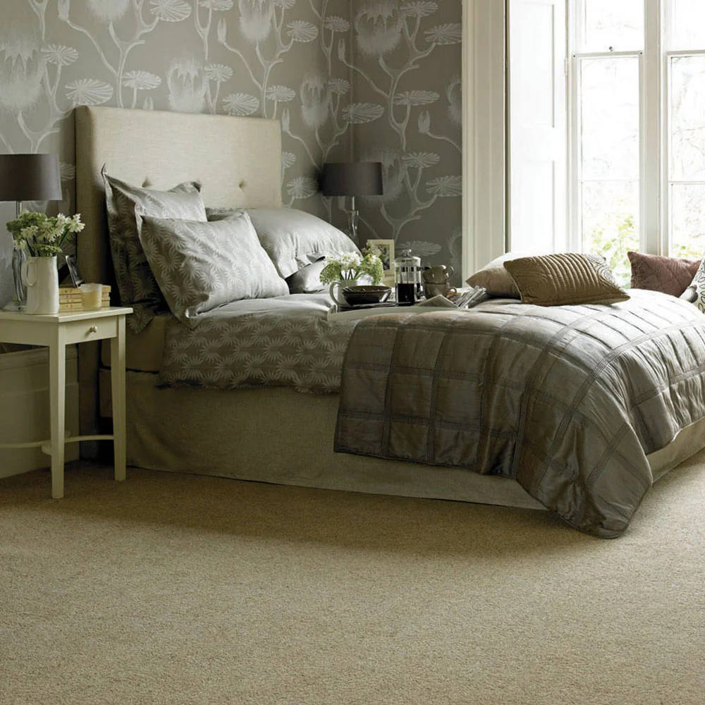 Natural Berber Twist Deluxe 55oz Carpet by Cormar
