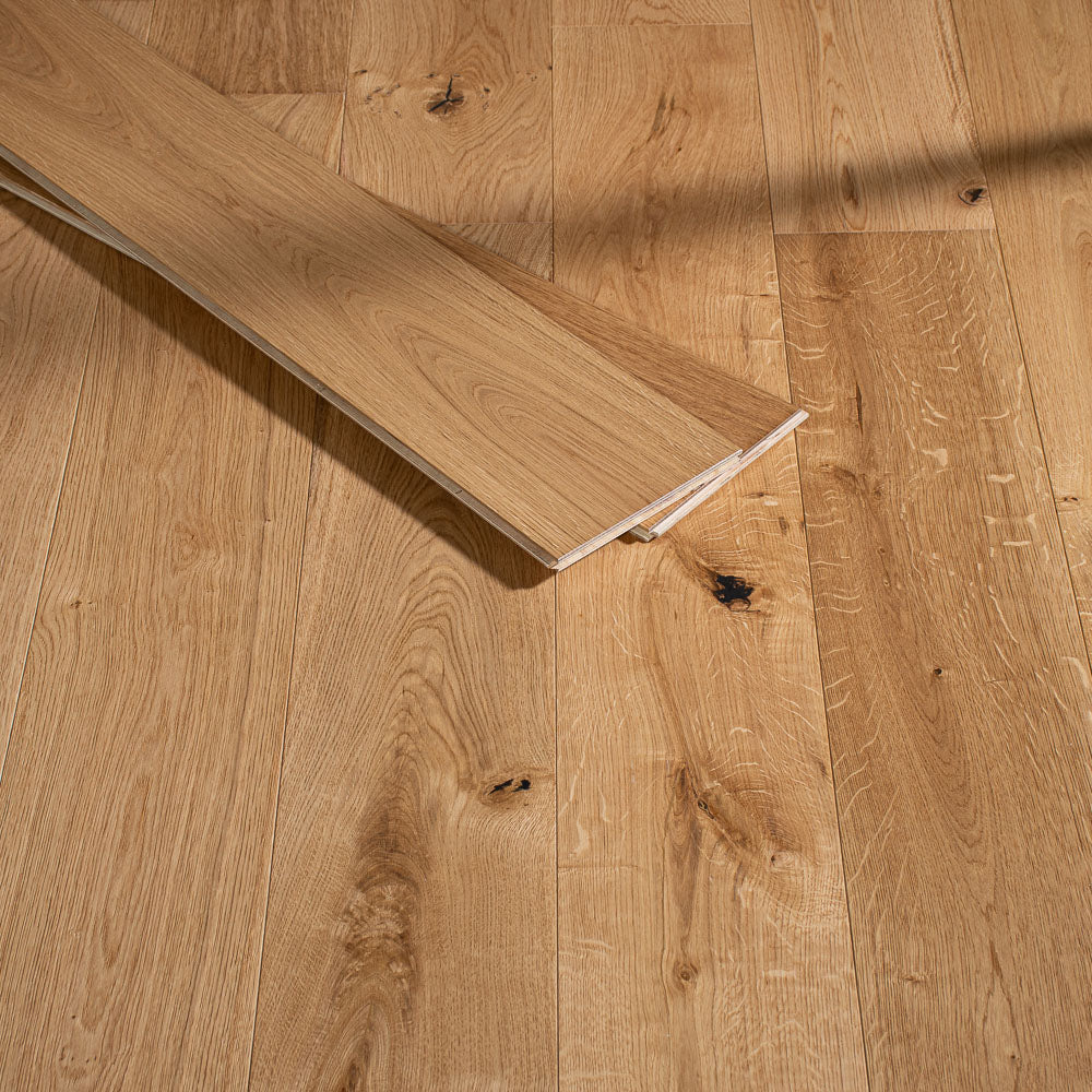 Natural Oak Plank 14/3mm Engineered Wood Flooring - Image 5