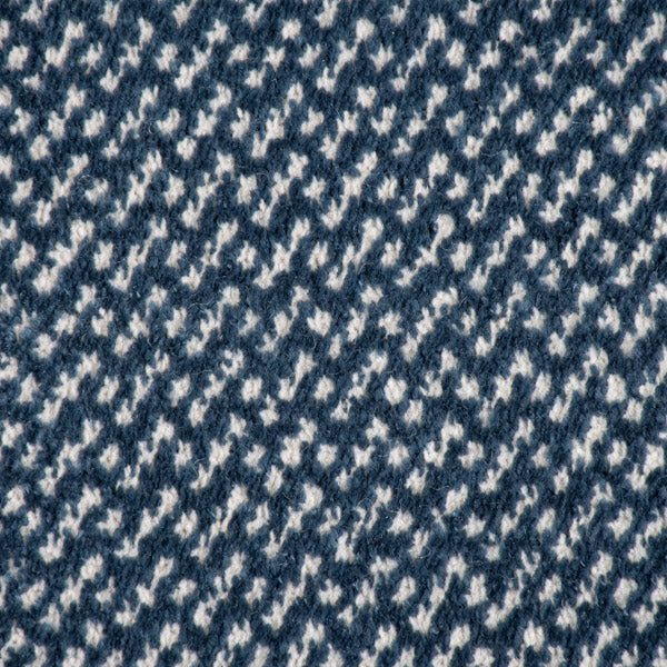 Navy Blue Abstract Castle Carpet - Image 3