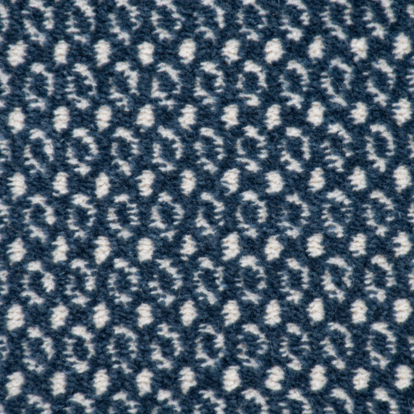 Navy Blue Circles Castle Carpet - Image 3