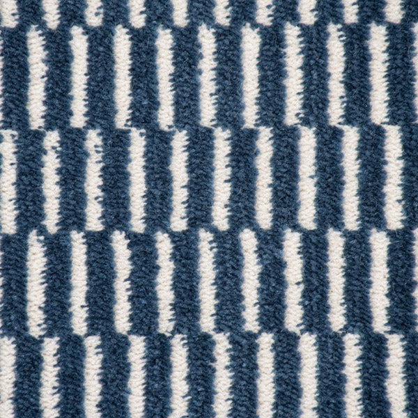 Navy Blue Lines Castle Carpet - Image 3