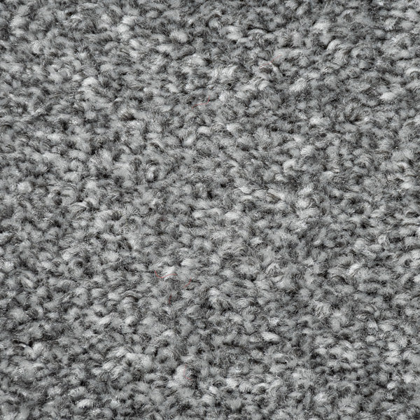 Nickel Grey Saxony Feltback Carpet Clearance 5m - Image 3