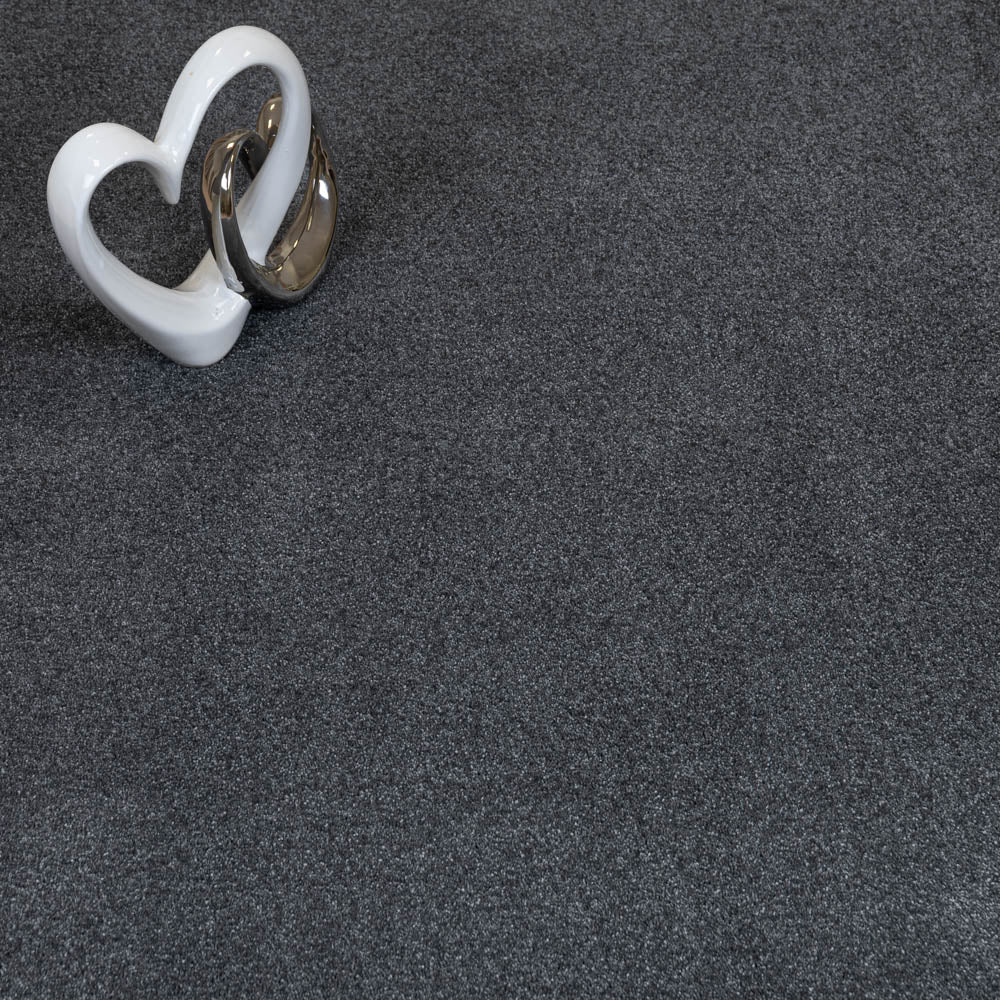 Nickel Grey 277 Verdi Saxony Carpet
