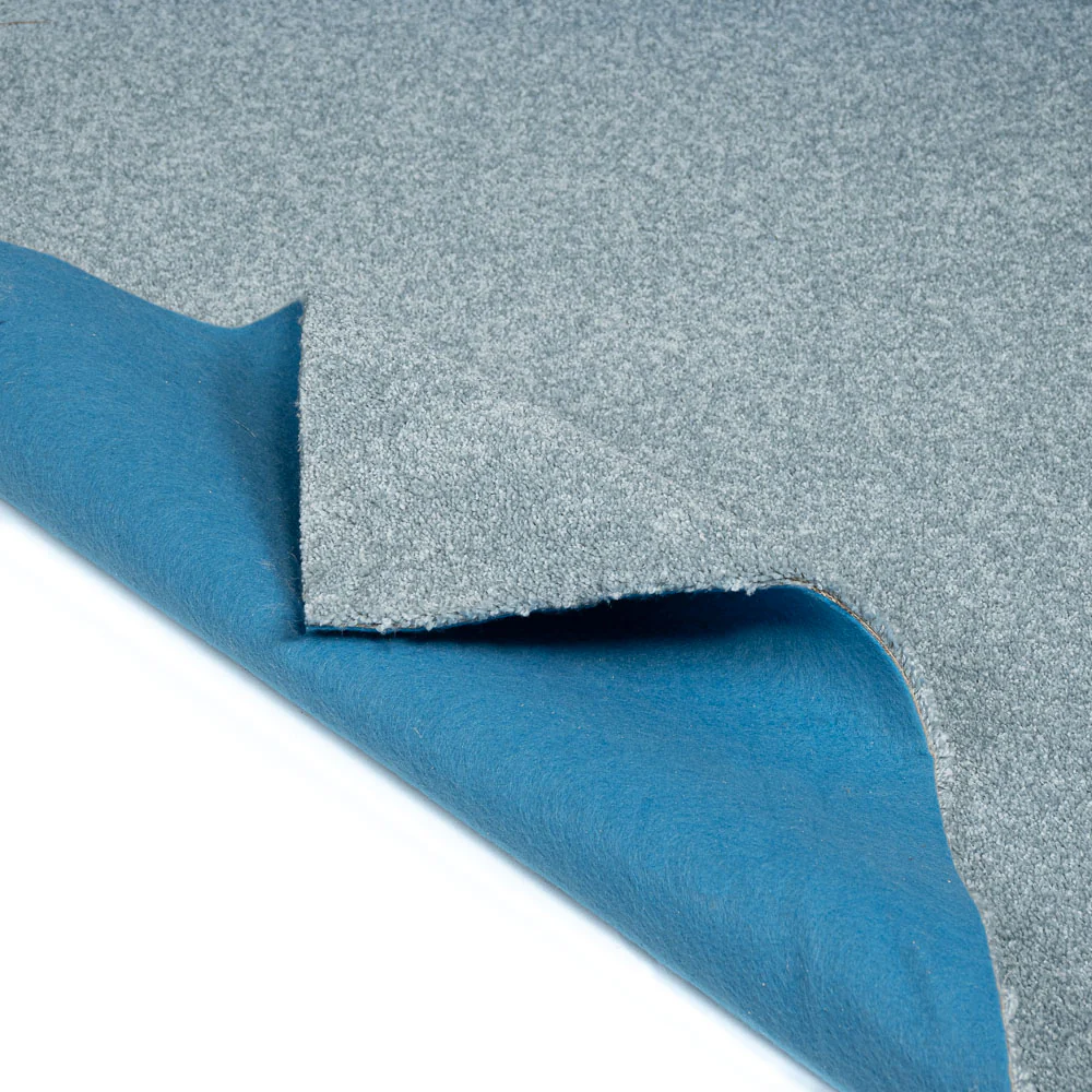 Ocean Blue 32 Soft Noble Saxony Feltback Carpet Clearance - Image 4