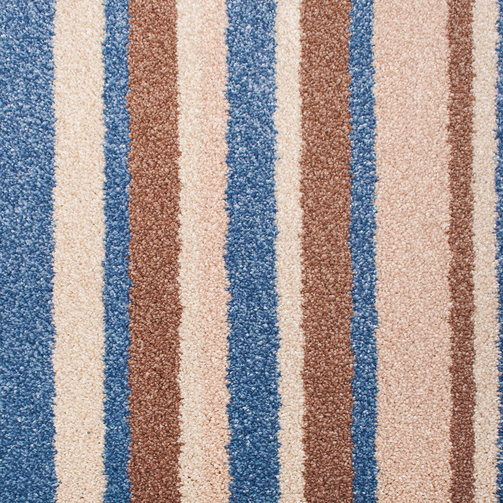 Palm Beach 4m & 5m Wide Striped Carpet - Image 5