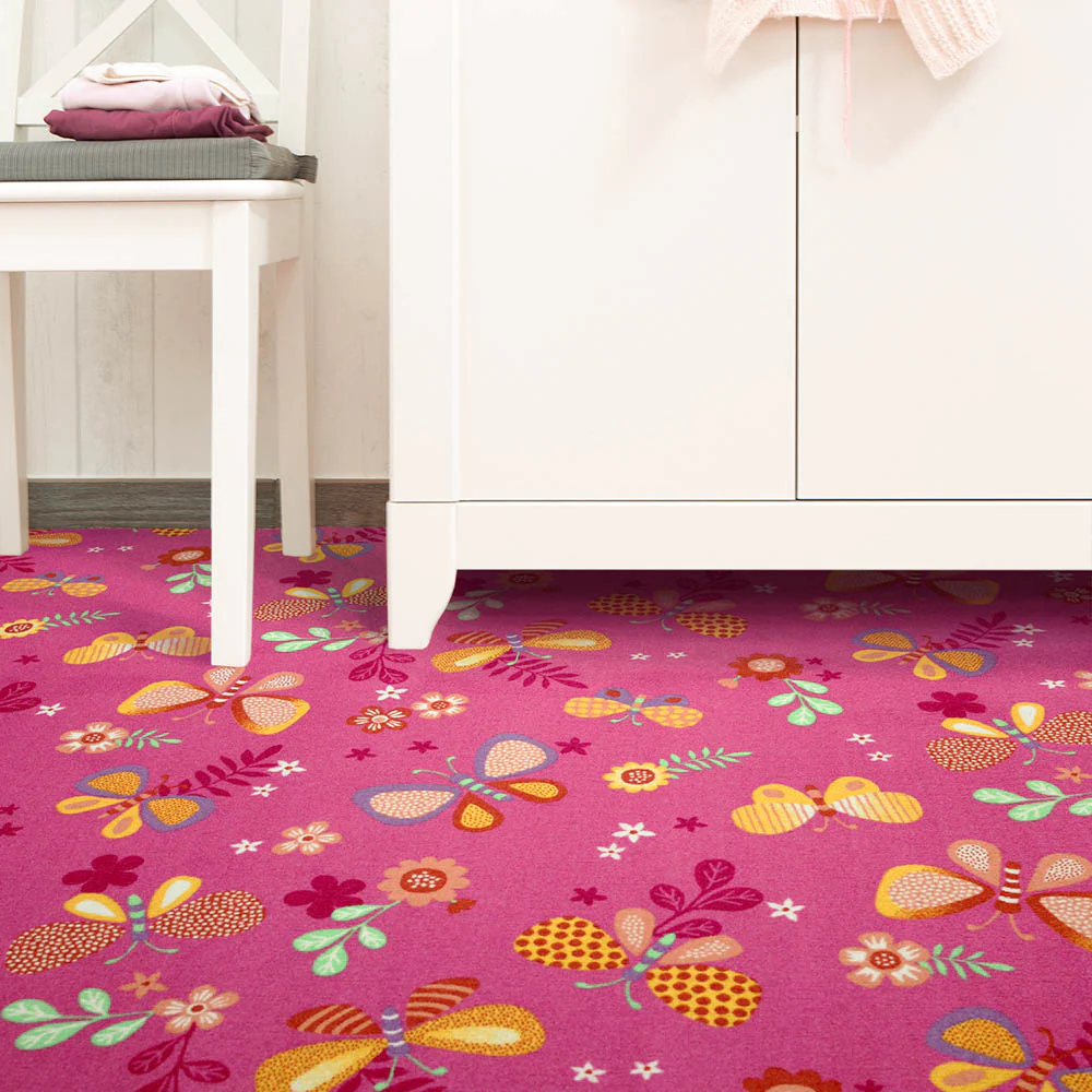 Papillon 17 Rose Kids Carpet