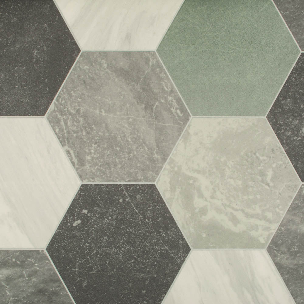Pembroke 905M Art Decor Tile Vinyl Flooring Clearance - Image 5