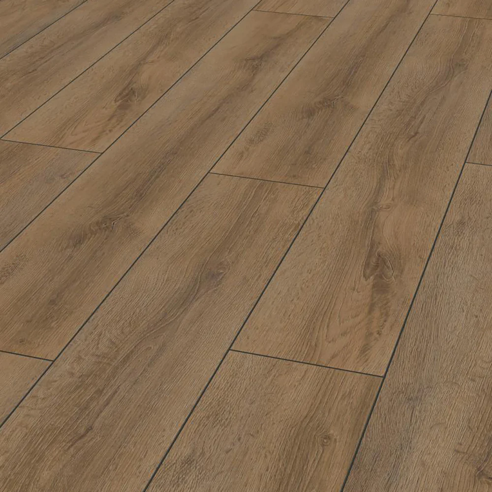 Premium Oak Brown D4957 Robusto Villa 12mm Laminate Flooring by Kronotex - Image 2