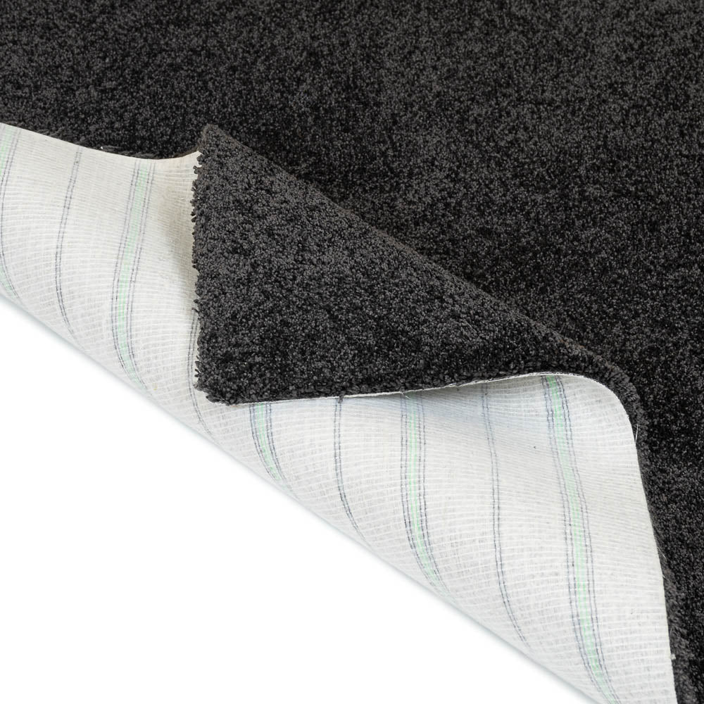 Raven Black Alhambra Saxony Carpet - Image 4