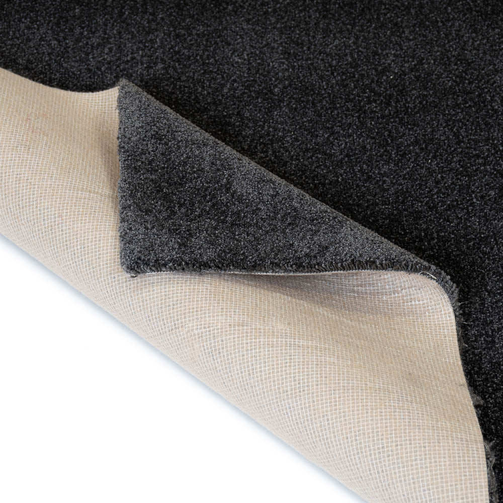 Raven Black 479 Bellevue Saxony Carpet - Image 4