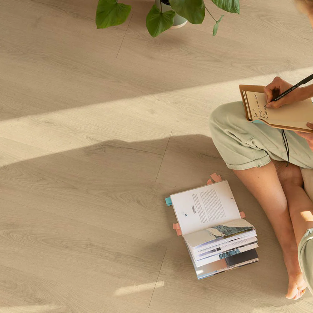 Raw Oak CLM5788 Classic 8mm Laminate Flooring by Quick-Step