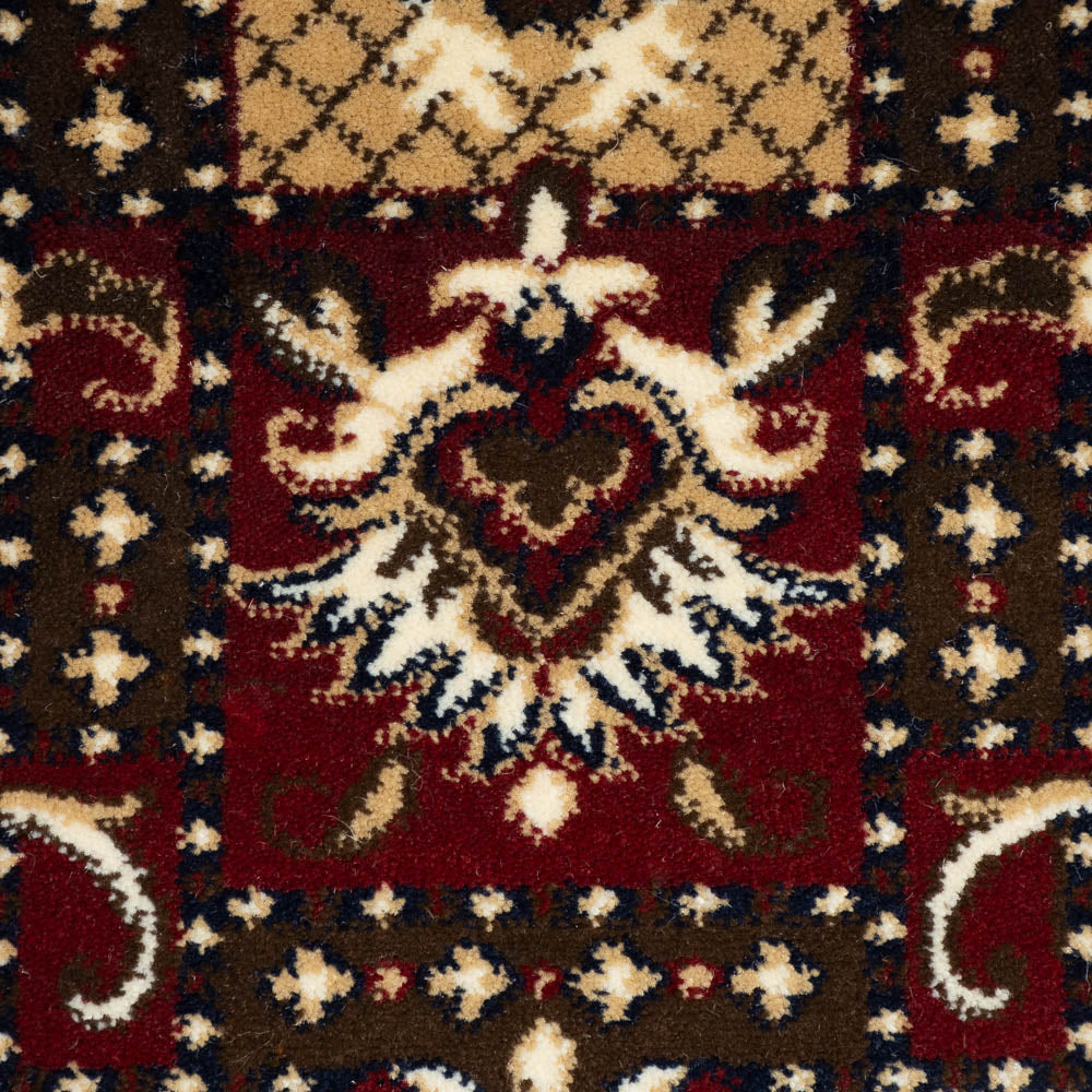 Regal Red Indian Palace Wentworth Patterned Wilton Carpet - Image 4
