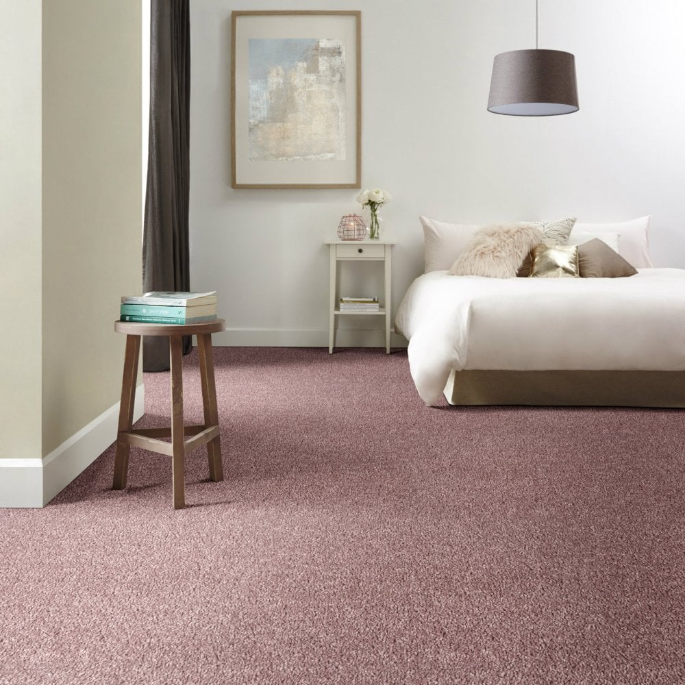Rose Taupe 406 Dublin Twist Feltback Carpet Clearance