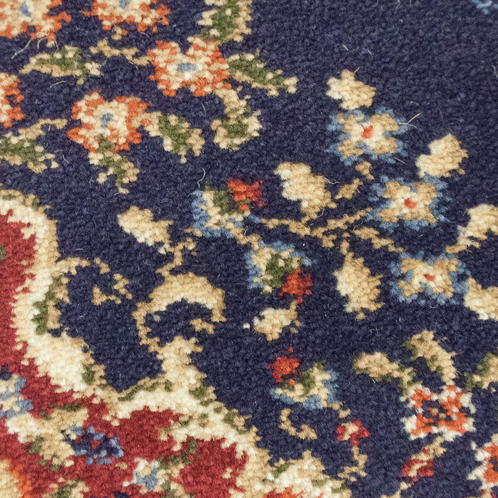 Royal Blue Floral Windermere Carpet - Image 3