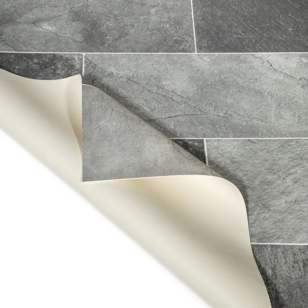 Salisbury 989D Rimini Tile Vinyl Flooring Clearance - Image 8