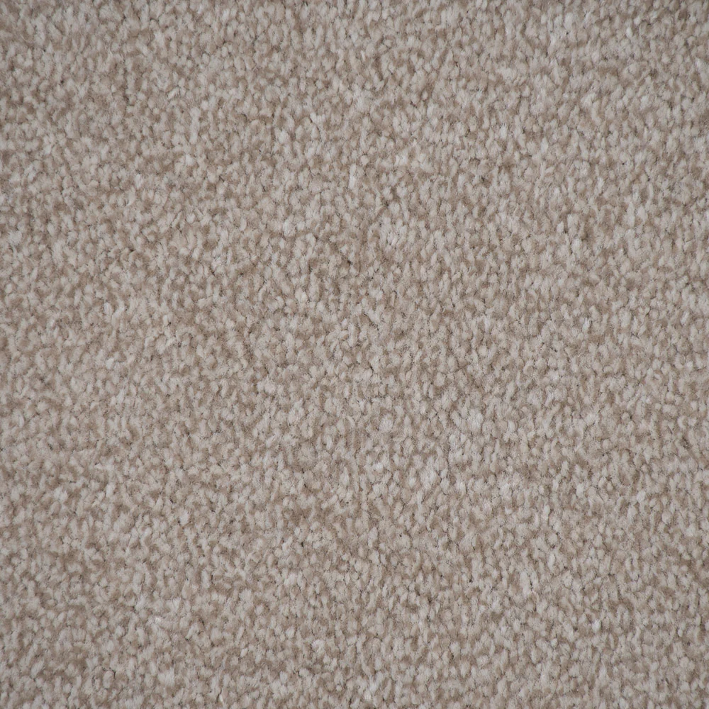Sandy Beige Haven Saxony Premium Feltback Carpet - Image 2