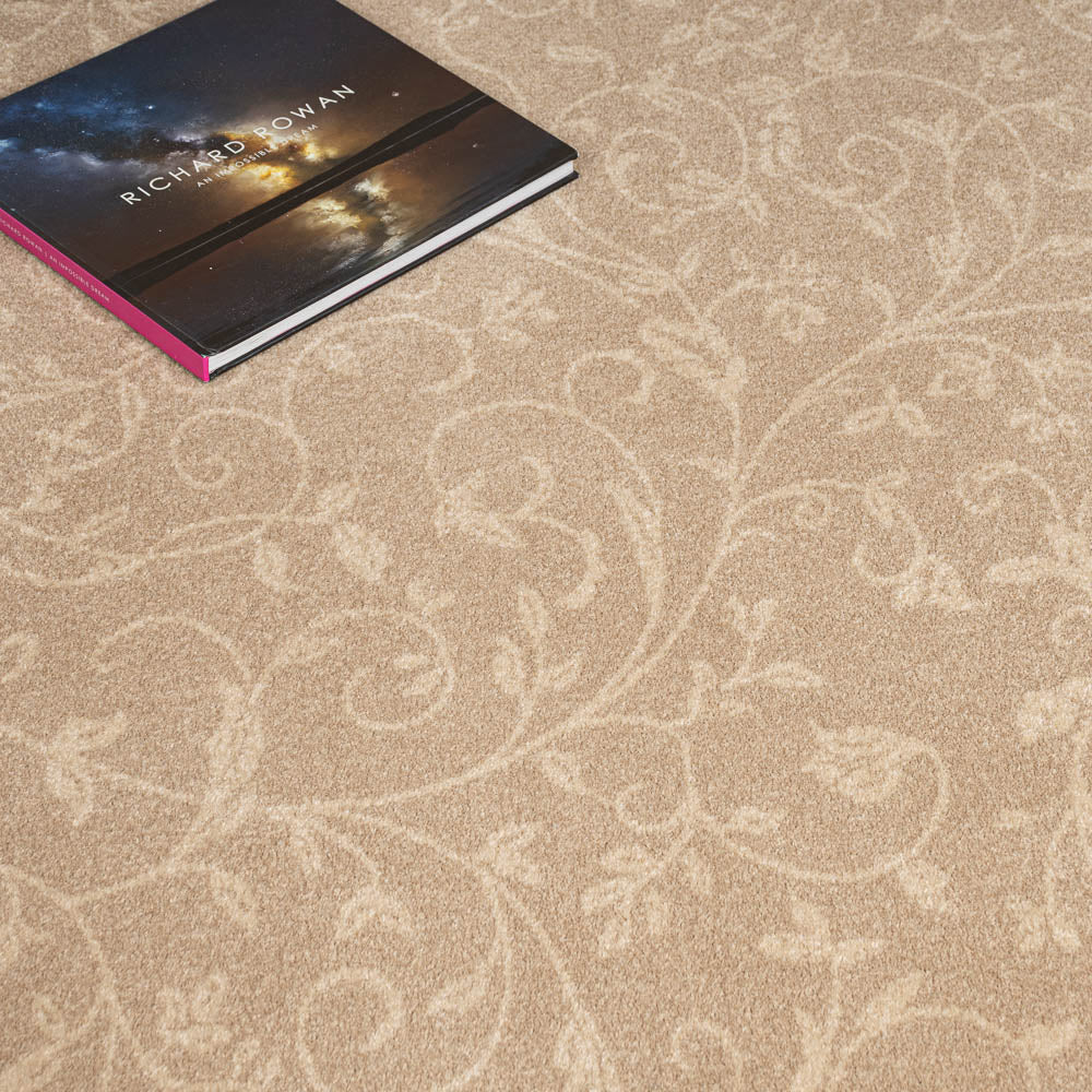 Scroll Country Pine Illusion Wilton Carpet