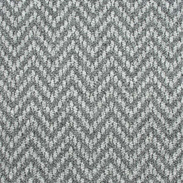 Silver Aztec Herringbone Carpet - Image 3
